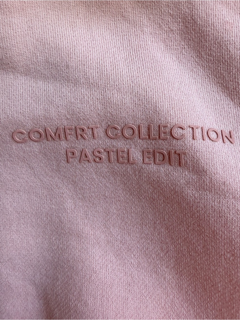 COMFRT LARGE CLOUD TOUCH PASTEL EDIT ZIP OVERSIZED HOODIE BUBBLEGUM PINK LTD ED - Picture 7 of 10